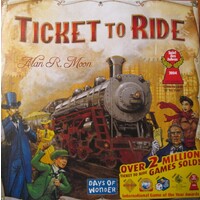 Ticket to Ride Brädspel Det ursprungliga Ticket to Ride-spelet